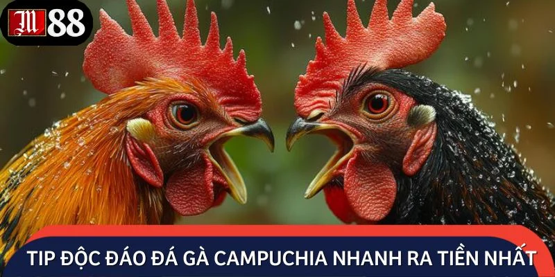 Tip độc đáo đá gà Campuchia nhanh ra tiền nhất