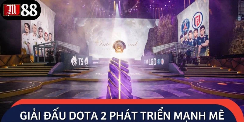 Các giải đấu Dota 2 ngày càng phát triển mạnh mẽ, chuyên nghiệp