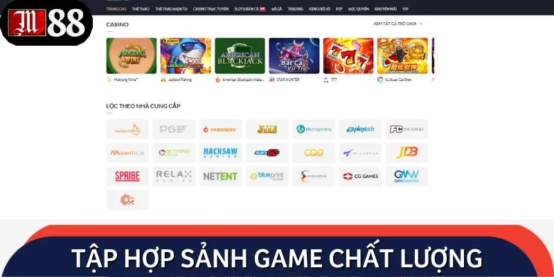 Nhiều sảnh cá cược đỉnh cao tại nhà cái